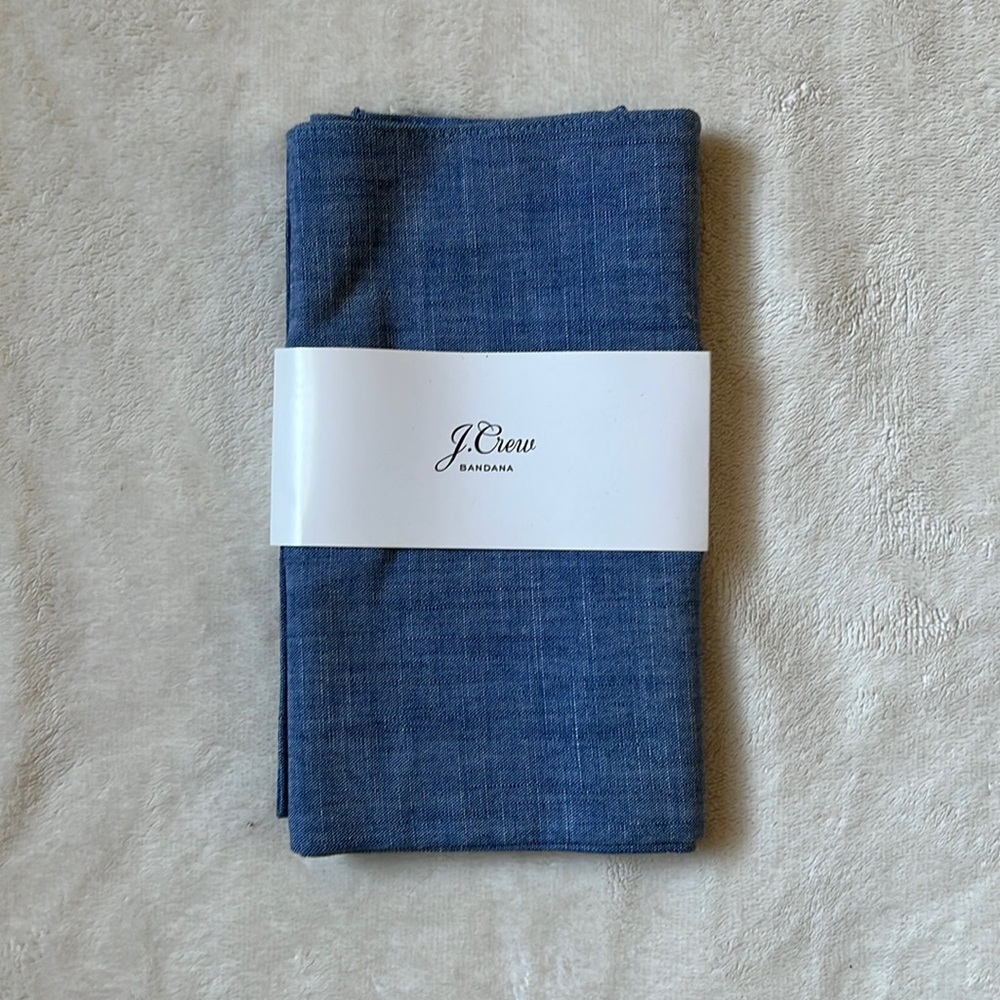 NWT J.Crew Chambray Bandana